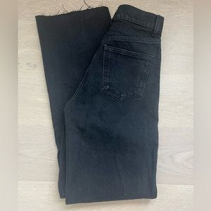 Zara - Black wide leg jeans